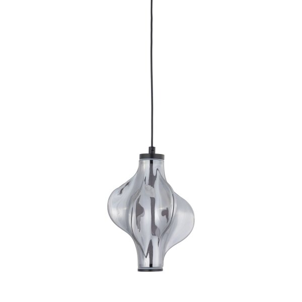 LED Pendelleuchte Graphit 3000K Glas Schwarz Ø18 cm