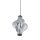 LED Pendelleuchte Graphit 3000K Glas Schwarz Ø18 cm