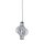 LED Pendelleuchte Graphit 3000K Glas Schwarz Ø18 cm