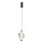 LED Pendelleuchte Graphit 3000K Glas Schwarz Ø18 cm