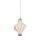 LED Pendelleuchte Messing 3000K Glas Metall Rot Ø18 cm