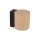 Wandleuchte Downlight Holz Schwarz Buche GU10 H:8,5 cm