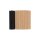 Wandleuchte Downlight Holz Schwarz Buche GU10 H:8,5 cm