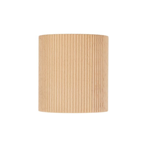 Deckenspot blendarm Holz Buche GU10 rund Ø8 cm Modern