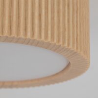 Deckenleuchte blendarm Holz Buche GX53 Ø9,5 cm rund