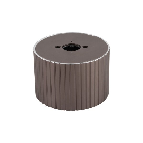 Deckenspot Aluminium Braun GX53 rund Ø8,4 cm 3000K