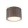 Deckenspot Aluminium Braun GX53 rund Ø8,4 cm 3000K
