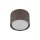 Deckenspot Aluminium Braun GX53 rund Ø8,4 cm 3000K