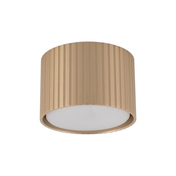 Deckenspot Aluminium Champagner GX53 Ø8,4 cm rund 3000K
