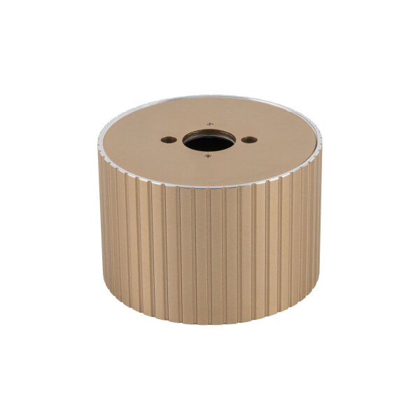 Deckenspot Aluminium Champagner GX53 Ø8,4 cm rund 3000K
