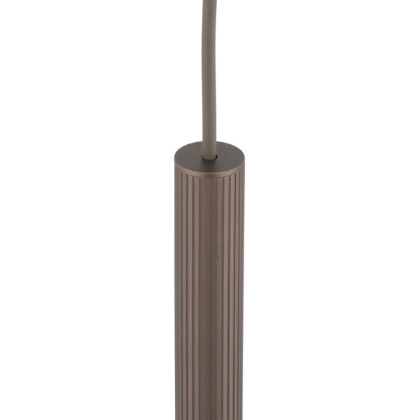 Pendelleuchte Metall Braun G9 B:5,2 cm rund dekorativ
