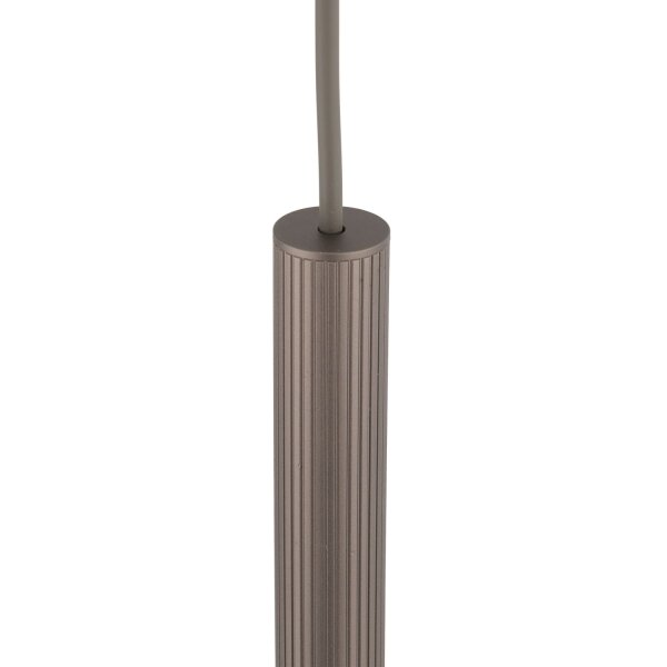 Pendelleuchte Metall Braun G9 rund B:5,2 cm dekorativ