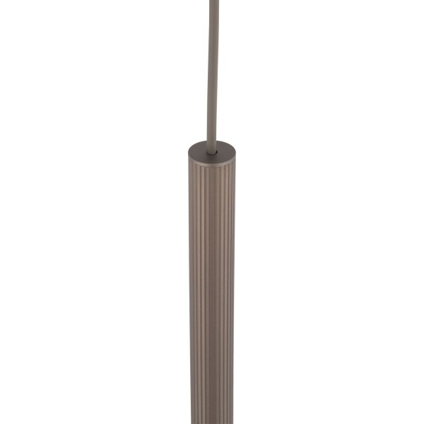 Pendelleuchte Metall Braun G9 rund B:5,2 cm dekorativ