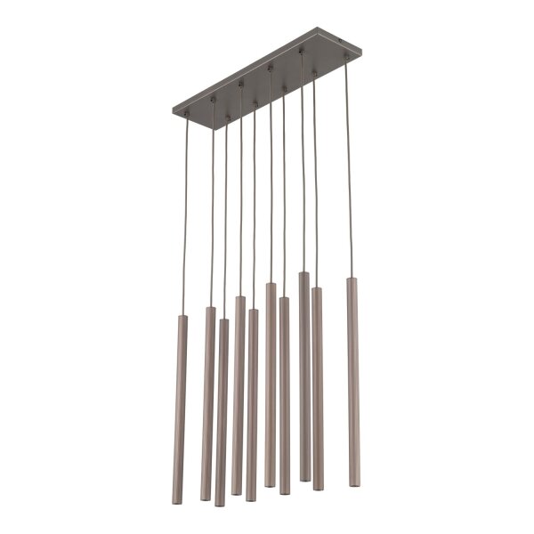 Pendelleuchte mehrflammig Braun G9 L:60 cm dekorativ