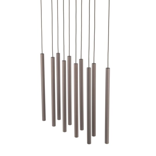 Pendelleuchte mehrflammig Braun G9 L:60 cm dekorativ