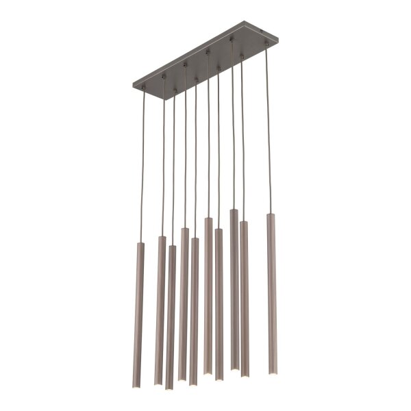 Pendelleuchte mehrflammig Braun G9 L:60 cm dekorativ