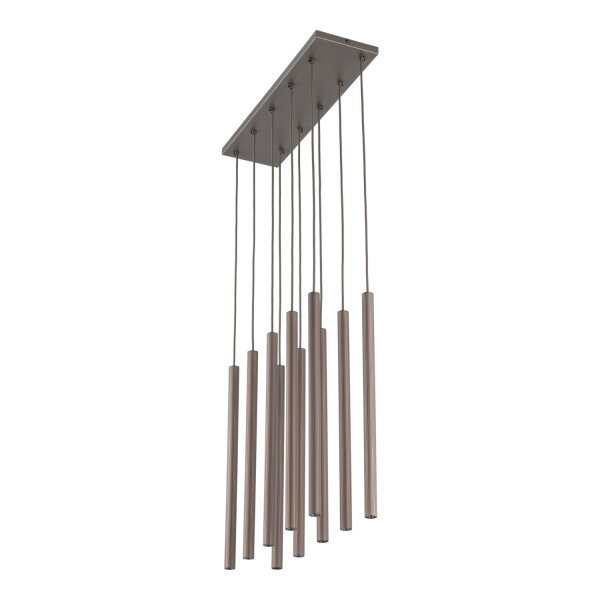 Pendelleuchte mehrflammig Braun G9 L:60 cm dekorativ