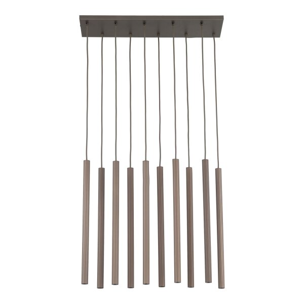 Pendelleuchte mehrflammig Braun G9 L:60 cm dekorativ