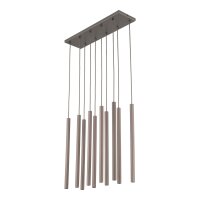 Pendelleuchte mehrflammig Braun G9 L:60 cm dekorativ