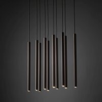 Pendelleuchte mehrflammig Braun G9 L:60 cm dekorativ