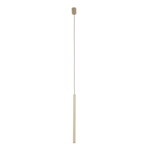 Pendelleuchte Metall Sandfarben Beige G9 B:5,2 cm rund