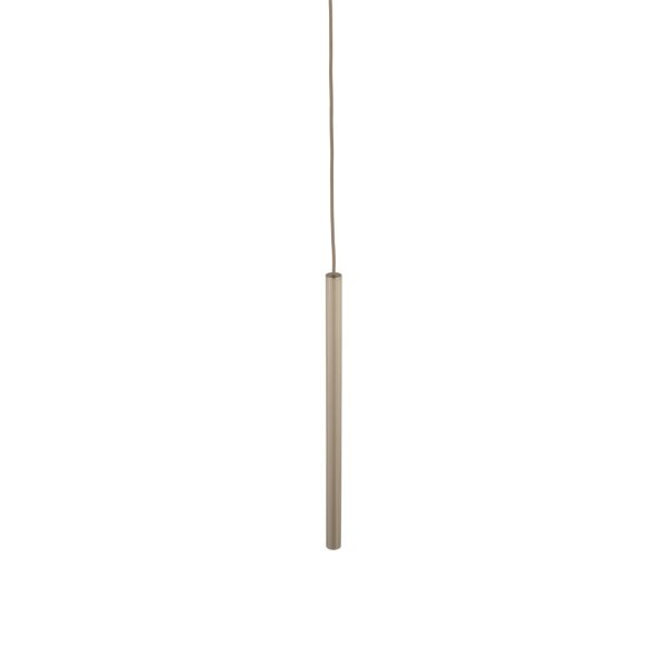 Pendelleuchte Metall Sandfarben Beige G9 B:5,2 cm rund