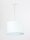 Hängeleuchte Weiß Retro Esstisch Stoff Lampe