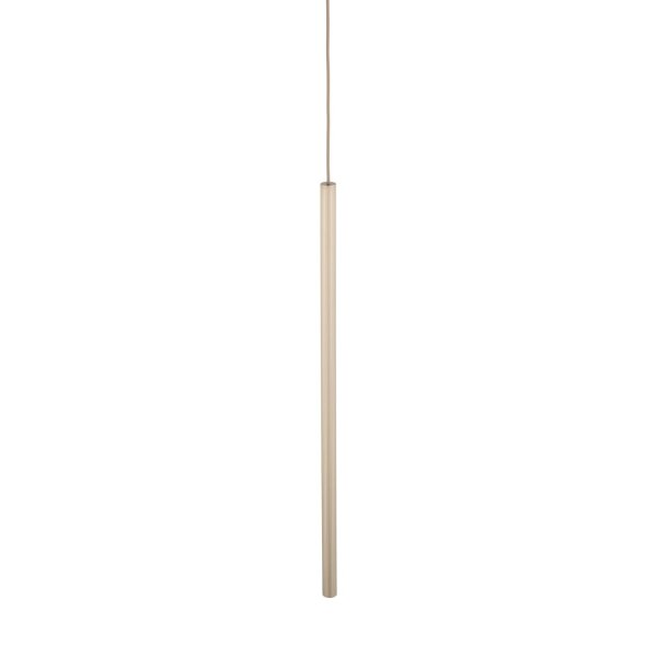 Pendelleuchte Sandfarben Beige Metall G9 B:5,2 cm rund