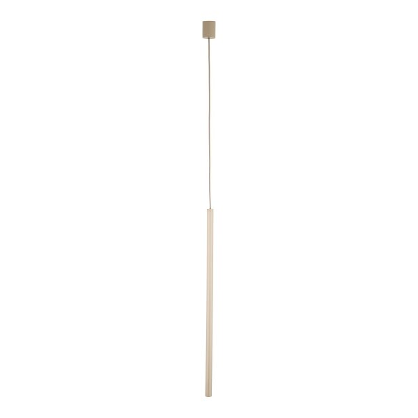 Pendelleuchte Sandfarben Beige Metall G9 B:5,2 cm rund
