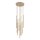Pendelleuchte mehrflammig Sandfarben Beige G9 B:35 cm