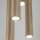 Pendelleuchte mehrflammig Sandfarben Beige G9 B:35 cm