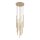 Pendelleuchte mehrflammig Sandfarben Beige G9 B:35 cm