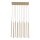 Pendelleuchte mehrflammig Sandfarben Beige G9 L:60 cm