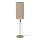 Stehleuchte Stoff Braun rund E27 133 cm klein blendarm