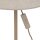 Stehleuchte Stoff Metall Sandfarben Grau E27 H:133 cm