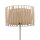 Stehleuchte Stoff Metall Sandfarben E27 158 cm Modern
