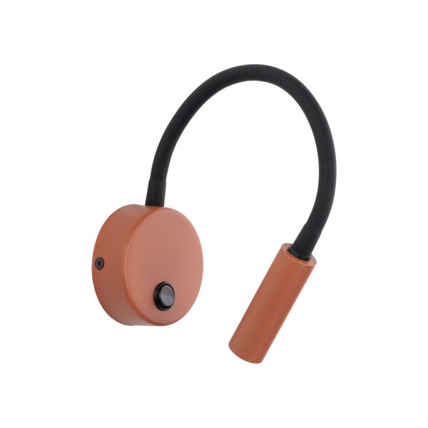 Wandspot mit Schalter verstellbar Kaminrot G9 B:36 cm