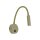 Wandspot mit Schalter verstellbar Olivgrün G9 B:36 cm
