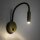 Wandspot mit Schalter verstellbar Olivgrün G9 B:36 cm