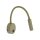 Wandspot mit Schalter verstellbar Olivgrün G9 B:36 cm