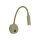 Wandspot mit Schalter verstellbar Olivgrün G9 B:36 cm
