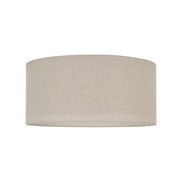 Deckenleuchte 6-flammig Stoff Beige E27 Ø77 cm rund
