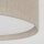 Deckenleuchte 6-flammig Stoff Beige E27 Ø77 cm rund