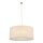 Pendelleuchte 3-flammig Stoff Beige E27 Ø77 cm blendarm