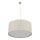 Pendelleuchte 3-flammig Stoff Beige E27 Ø77 cm blendarm