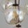 Pendelleuchte 7-flammig Glas Braun Cognac G9 Ø48,5 cm