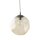 Pendelleuchte Glas Metall Braun Bernstein E27 Ø35 cm