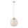 Pendelleuchte Glas Sandfarben Cognac E27 Ø35 cm modern