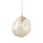 Pendelleuchte Glas Sandfarben Cognac E27 Ø35 cm modern