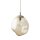 Pendelleuchte Glas Sandfarben Cognac E27 Ø35 cm modern